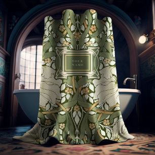 William Morris Pimpernel Vintage Muster Duschvorhang
