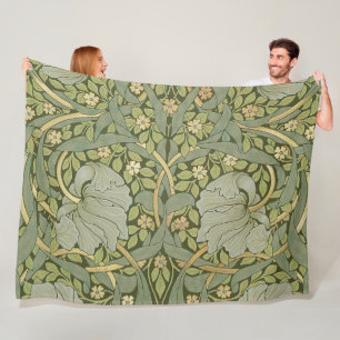 William Morris Pimpernel Vintage Muster Fleecedecke