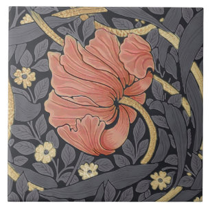 William Morris Pimpernel Vintage Muster Keramik T Fliese