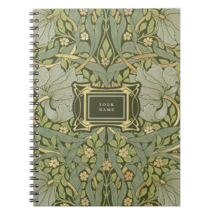 William Morris Pimpernel Vintage-Muster-Notizbuch Notizblock