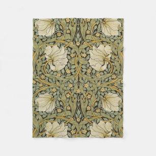 William Morris Pimpernel Vintage Präraffaelit Fleecedecke