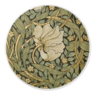 William Morris Pimpernel Vintage Präraffaelit Keramikknauf