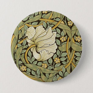 William Morris Pimpernel Vintage Vor-Raphaelite Button