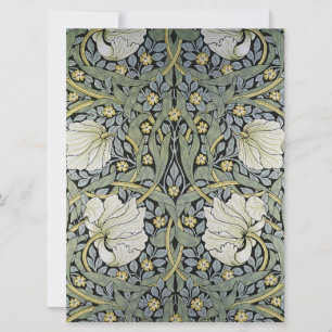 William Morris - Pimpernel Wallpaper Design Feiertagskarte