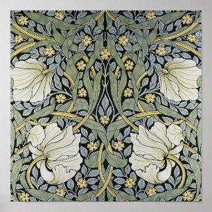 William Morris - Pimpernel  Wallpaper Design Poster