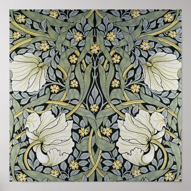 William Morris - Pimpernel Wallpaper Design Poster (Vorne)