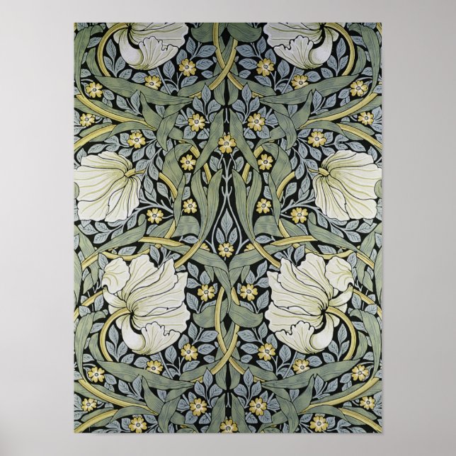 William Morris - Pimpernel Wallpaper Design Poster (Vorne)