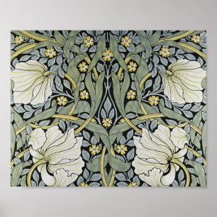 William Morris - Pimpernel  Wallpaper Design Poster