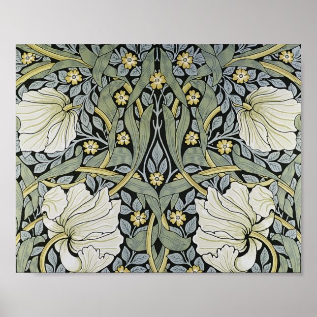 William Morris - Pimpernel Wallpaper Design Poster (Vorne)