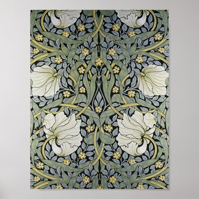William Morris - Pimpernel Wallpaper Design Poster (Vorne)