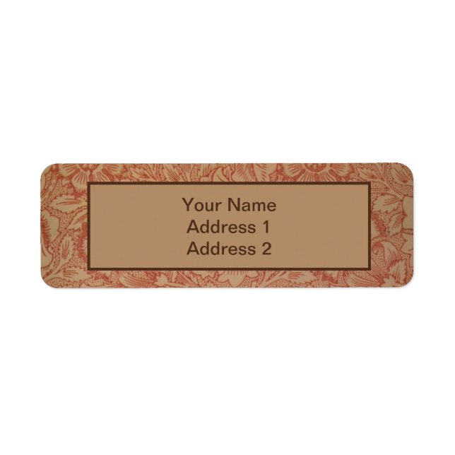 William Morris Pink Poppy Blume Floral (Vorne)