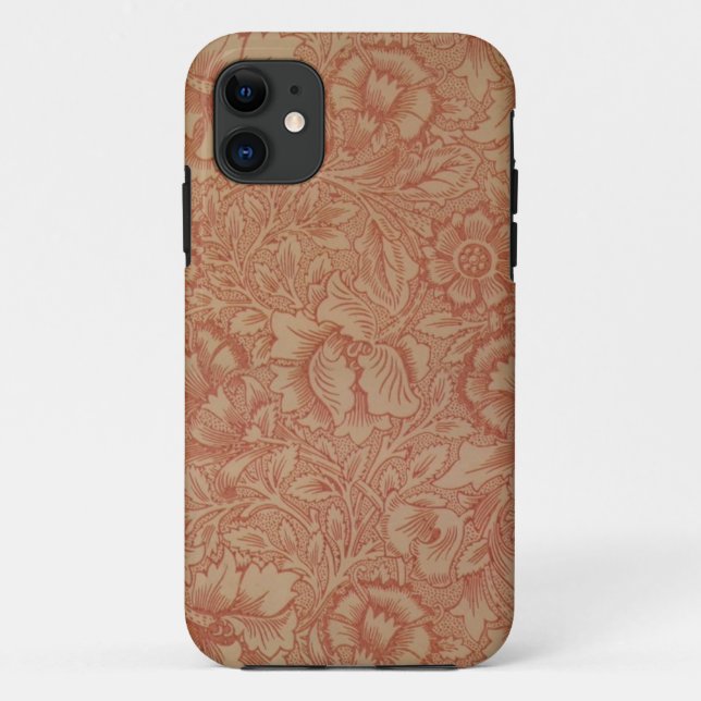 William Morris Pink Poppy Blume Floral Case-Mate iPhone Hülle (Rückseite)