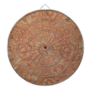 William Morris Pink Poppy Blume Floral Dartscheibe