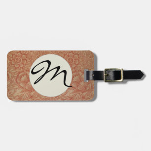 William Morris Pink Poppy Blume Floral Gepäckanhänger