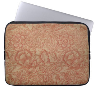 William Morris Pink Poppy Blume Floral Laptopschutzhülle