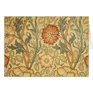 William Morris Pink Rose Blume Wallpaper Pattern