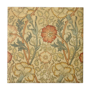 William Morris Pink Rose Blume Wallpaper Pattern Fliese