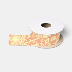 William Morris Pink und Rose Design Satinband