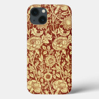 William Morris Pinks Red und White
