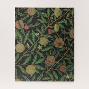 William Morris Pomegranate Black Fruit Puzzle