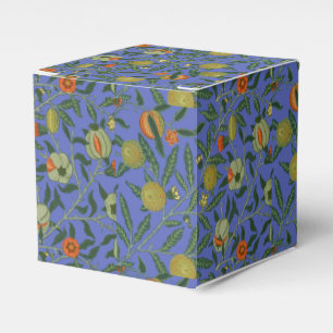William Morris Pomegranate Blue Colorful Wallpaper Geschenkschachtel