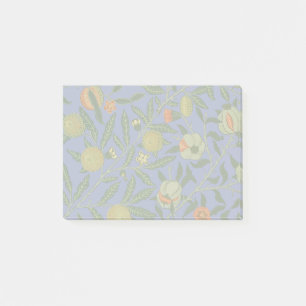 William Morris Pomegranate Blue Colorful Wallpaper Post-it Klebezettel