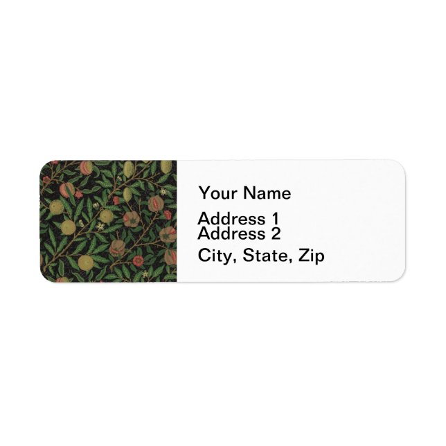 William Morris Pomegranate Classic Frucht (Vorne)