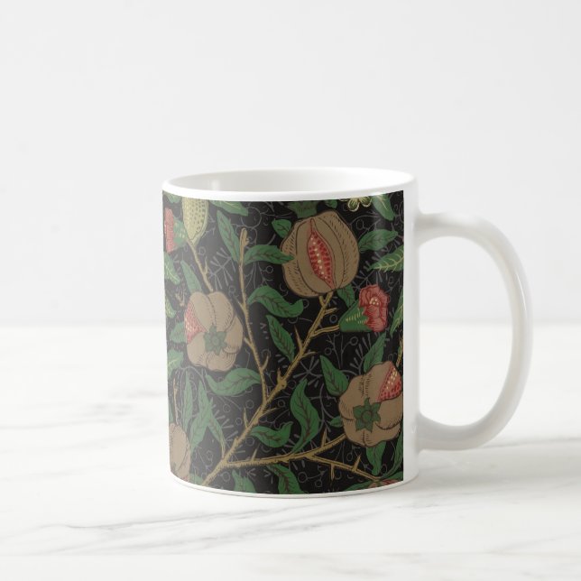 William Morris Pomegranate Classic Frucht Kaffeetasse (Rechts)