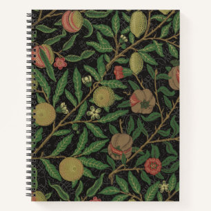 William Morris Pomegranate Classic Frucht Notizbuch