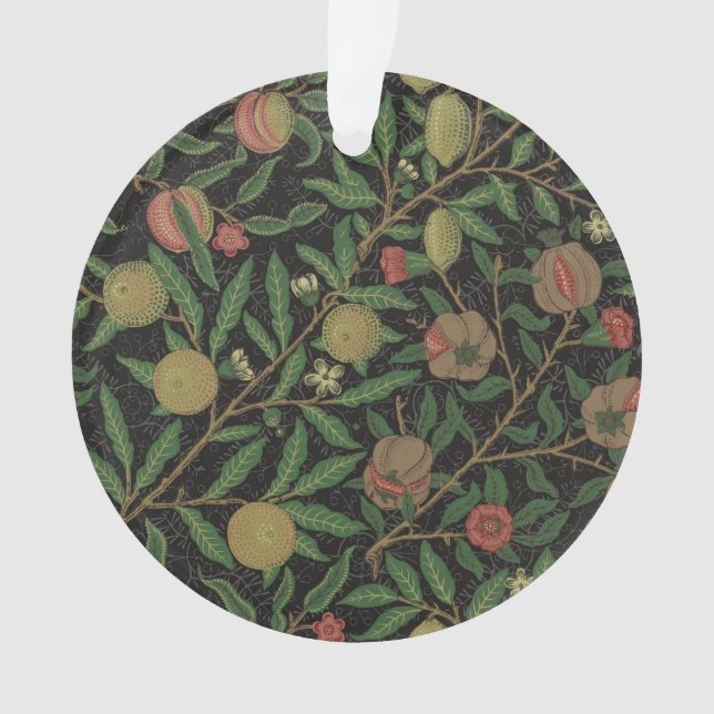 William Morris Pomegranate Classic Frucht Ornament (Vorderseite)