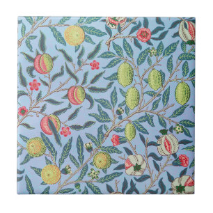 William Morris Pomegranate Pastel Frucht Muster Fliese
