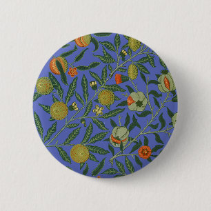 William Morris Pomegranate Wallpaper Button