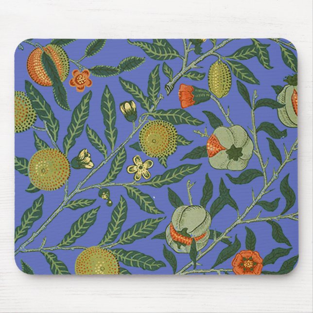 William Morris Pomegranate Wallpaper Mousepad (Vorne)
