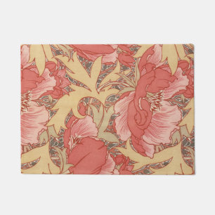 William Morris Poppies Floral Fußmatte