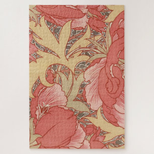 William Morris Poppies Floral Puzzle