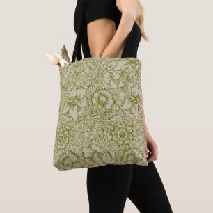William Morris Poppy Classic Floral Green