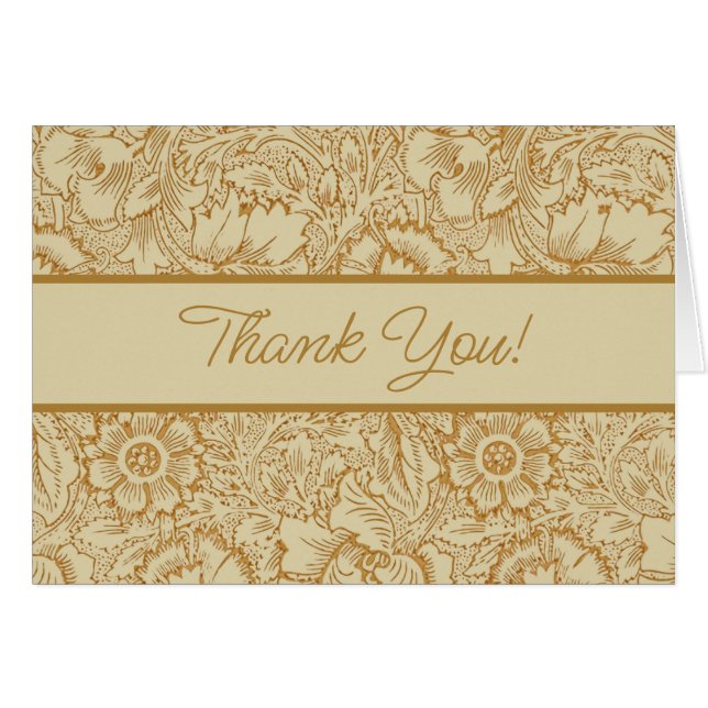 William Morris Poppy Floral Wallpaper (Vorderseite (Horizontal))