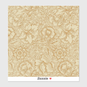 William Morris Poppy Floral Wallpaper Aufkleber