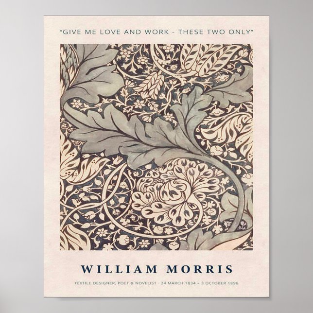 William Morris Poster (Vorne)