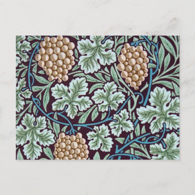William Morris Postkarte (Vorderseite)