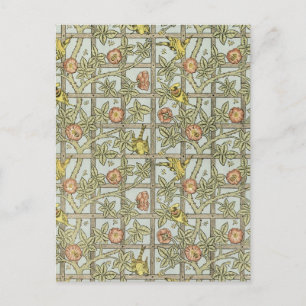William Morris Postkarte