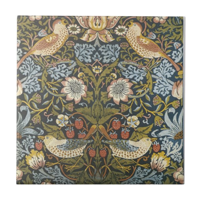 William Morris Pre Raphaelite Fine Art Tiles Fliese (Vorderseite)
