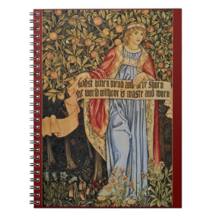 William Morris Pre-Raphaelite-Notebook Notizblock