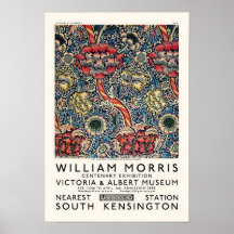 WILLIAM MORRIS Print, Victoria and Albert Museum 