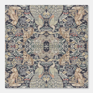 William Morris Rabbit, Peacock und Fox Tapete