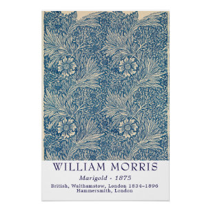William Morris Ringelblume 1875 Vintage Botanische Poster