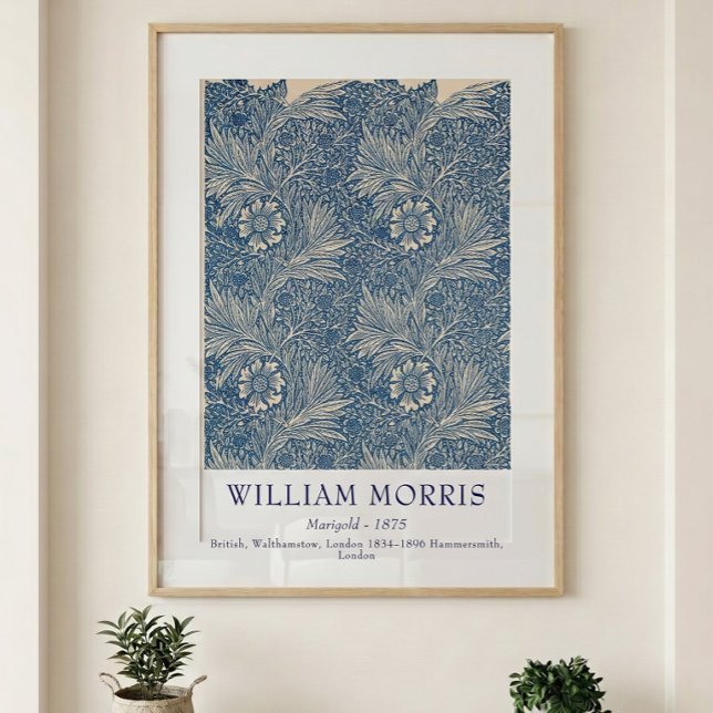 William Morris Ringelblume 1875 Vintage Botanische Poster (Von Creator hochgeladen)
