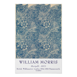 William Morris Ringelblume 1875 Vintage Botanische Poster
