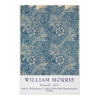 William Morris Ringelblume 1875 Vintage Botanische Poster