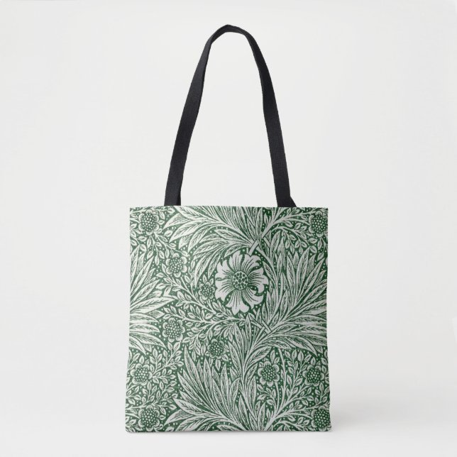 William Morris Ringelblume grün floral Blume (Vorderseite)